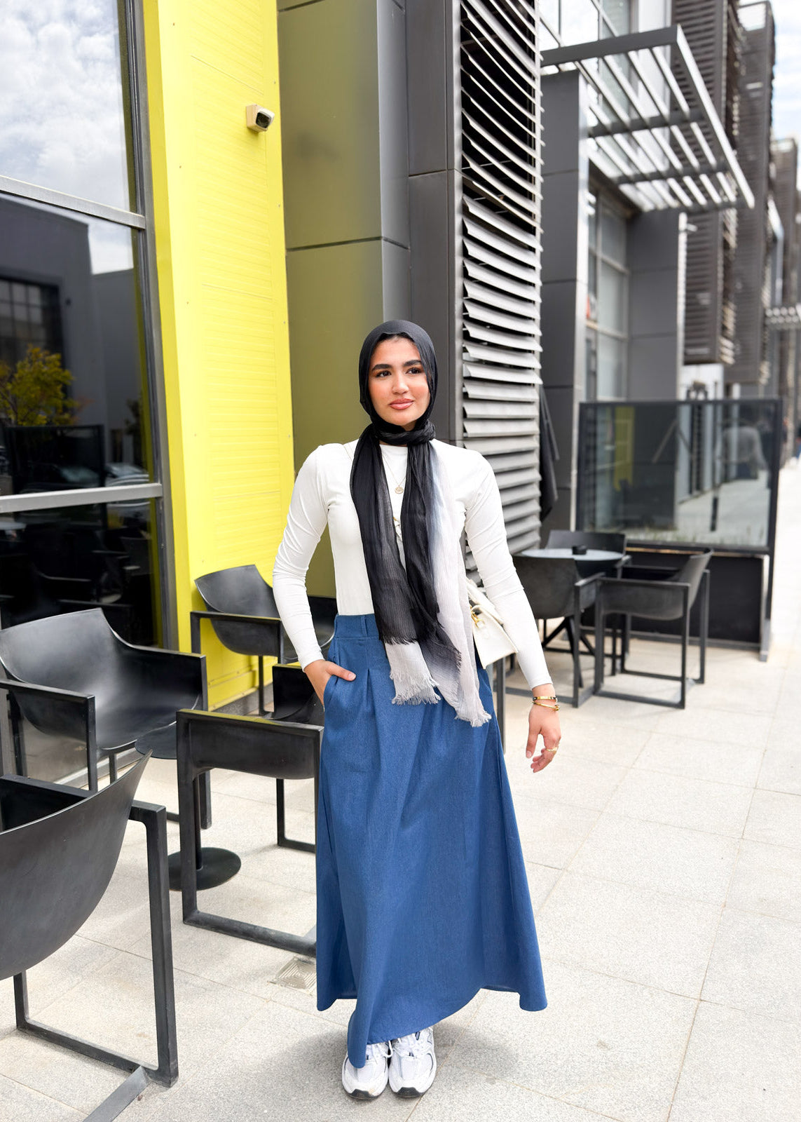 Denim Blue Skirt