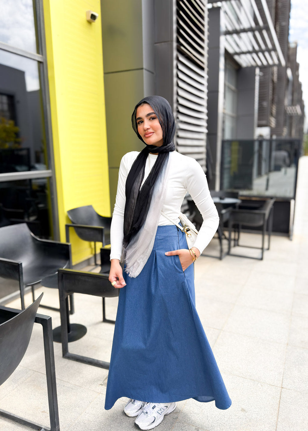 Denim Blue Skirt