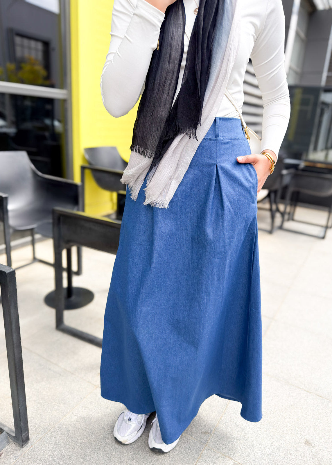 Denim Blue Skirt