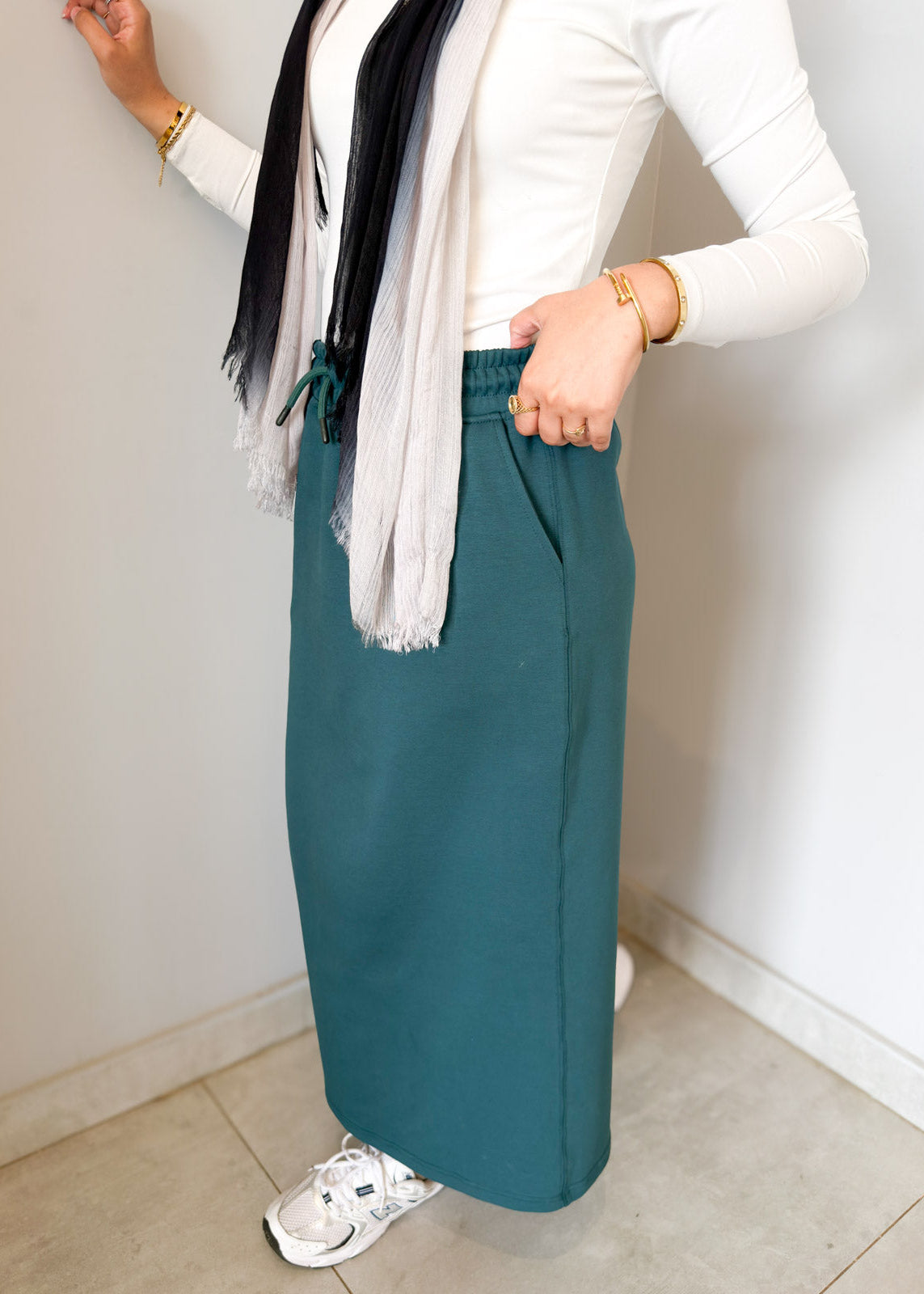 Comfy Emerald Skirt