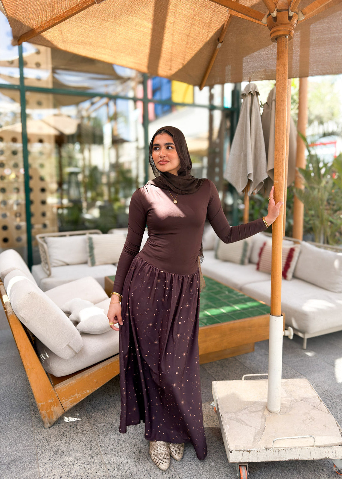 Starry Maxi Dress - One piece
